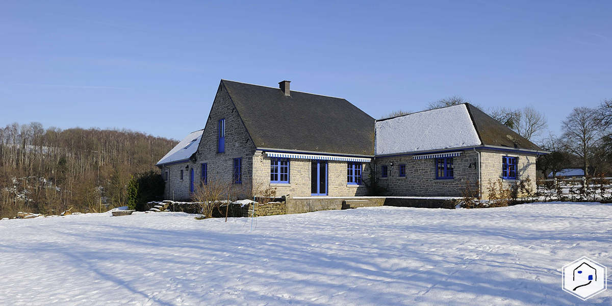 Het huis in de winter
