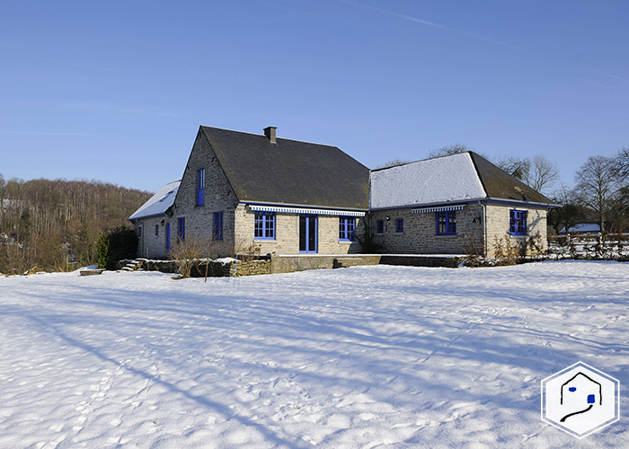 Het huis in de winter